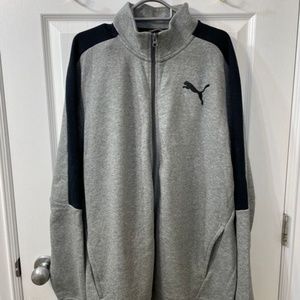 PUMA track/ activewear grey jacket